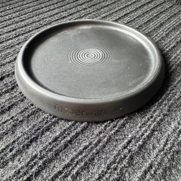 Tupperware Other - Tupperware Black Round Seal Lid 6919A Replacement Part 5.75 Inch